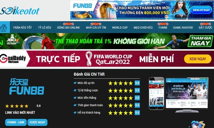 Kèo phạt góc có tỷ lệ ăn thua cực kỳ hấp dẫn tại Fun88