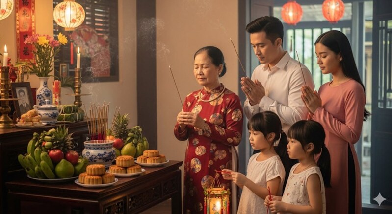 Trong đời sống hiện đại, rằm tháng 7 vẫn được gìn giữ bằng những cách giản dị như thắp hương, thăm hỏi gia đình và làm việc thiện. 