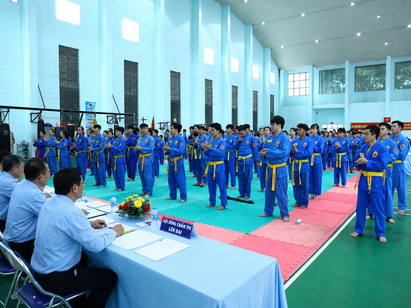 Thời gian lên đai Vovinam phụ thuộc vào tần suất tập luyện, kỹ thuật, thể lực và tinh thần kỷ luật của võ sinh. 