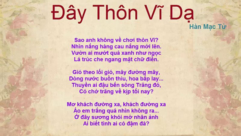 Hàn Mặc Tử tạo nên thế giới thơ vừa thực vừa mộng, giàu biểu tượng và nhạc điệu.