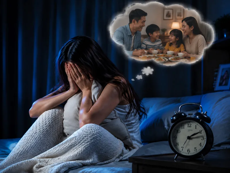 Nằm mơ thấy người thân buồn, khóc hoặc tranh cãi có thể gắn với áp lực, mâu thuẫn hoặc nỗi sợ mất mát.
