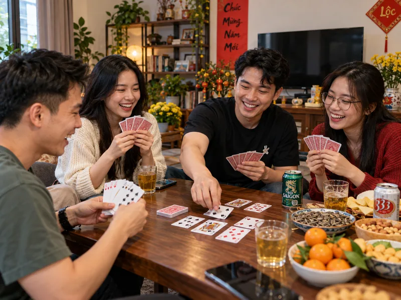 Tiến lên miền Nam không chỉ là trò chơi mà còn là hoạt động giải trí gắn kết bạn bè và gia đình.